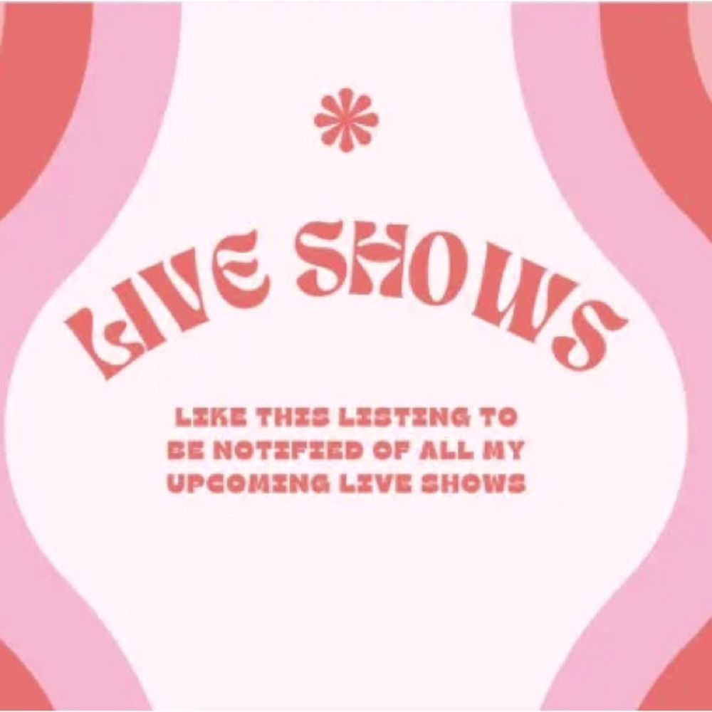 LIVE SHOW AT $3-$5 STARTS